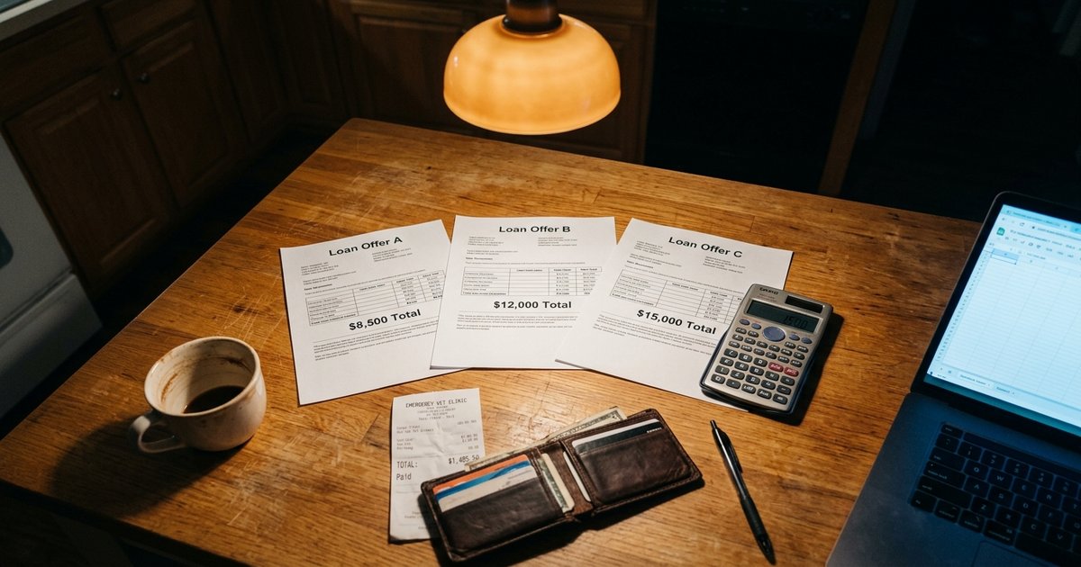 Personal Loan vs Payday Loan vs Cash Advance on $1,500