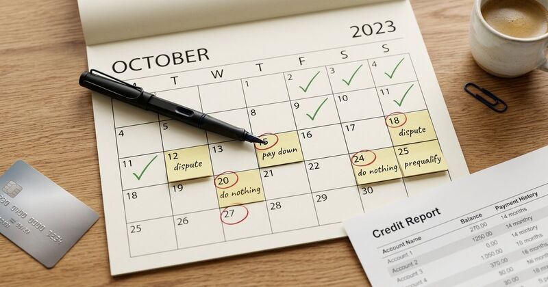 The 30-Day Credit Sprint: What to Fix Before You Apply for a Personal Loan