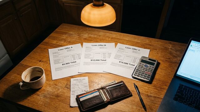 Personal Loan vs Payday Loan vs Cash Advance on $1,500