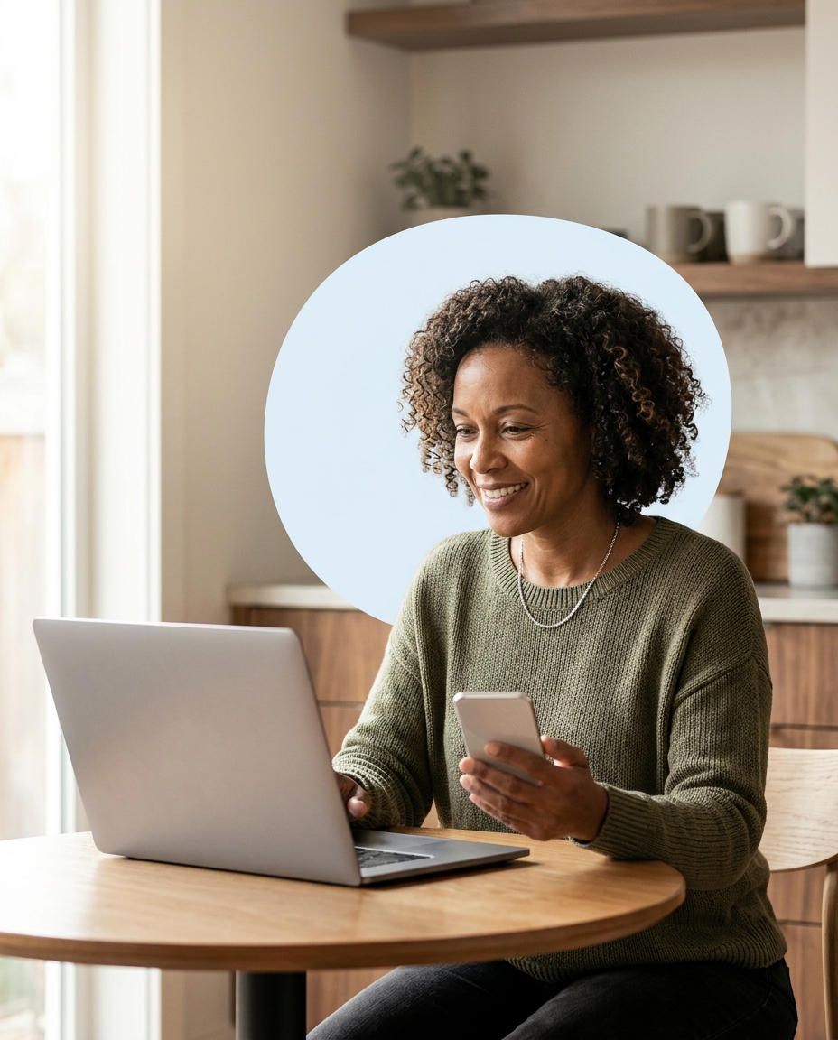 Borrower reviewing personal loan options on a laptop